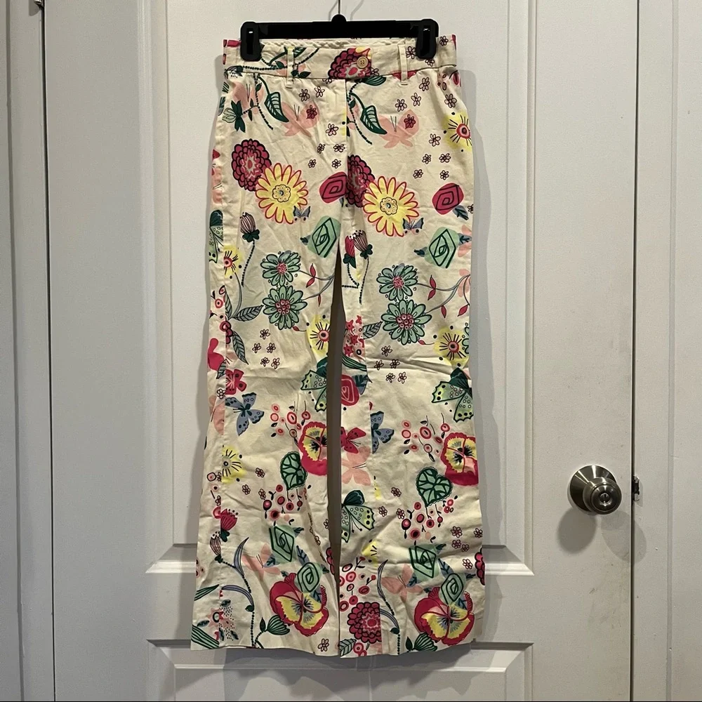 Moschino Cheap And Chic Floral Butterfly Pants - Picture 2 of 3